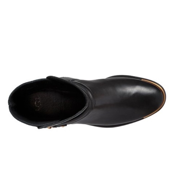 ❌SOLD❌UGG Leather and Suede Boots w/Gold Details - Picture 4 of 8